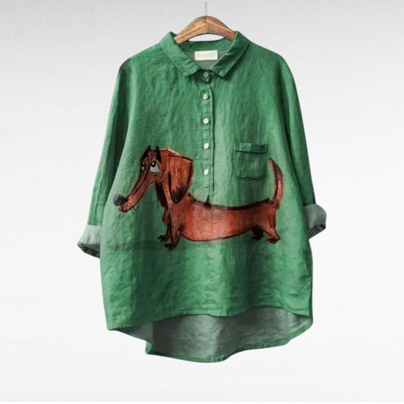 Cloé | Élégante Blouse d'Été en Lin