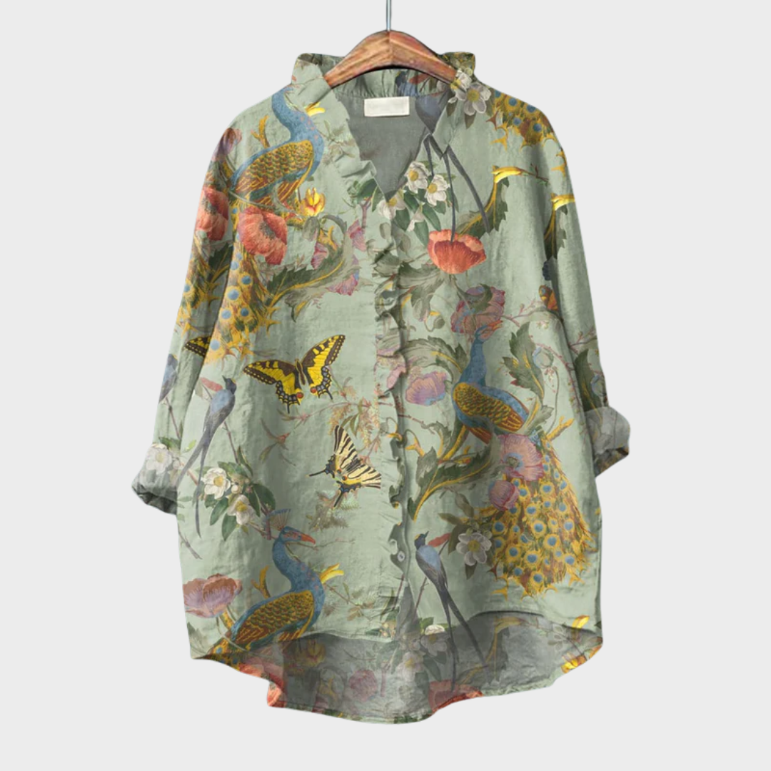 Scarlett | Élégante Chemise d'Été en Lin