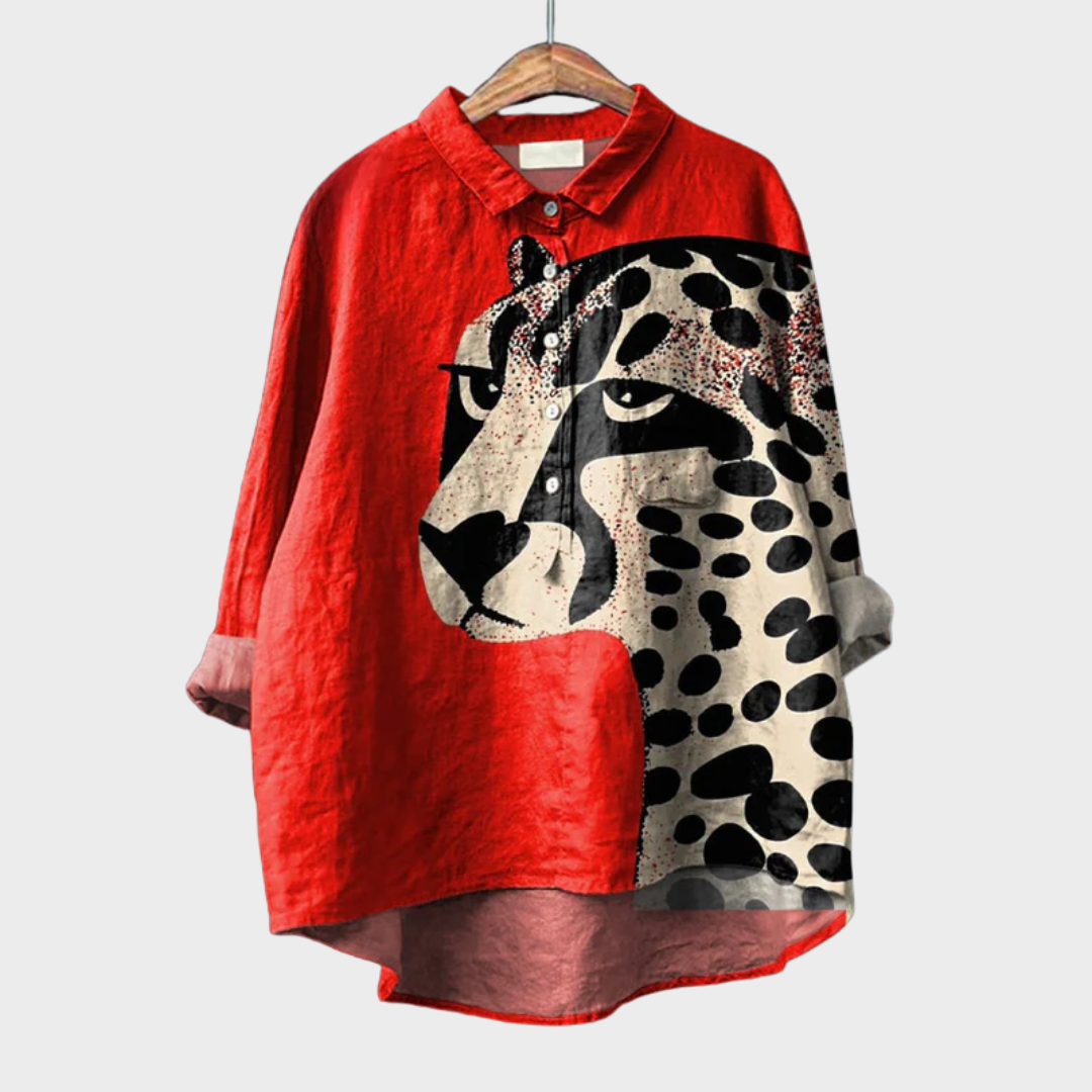 Nala | Élégante Blouse d'Été en Lin