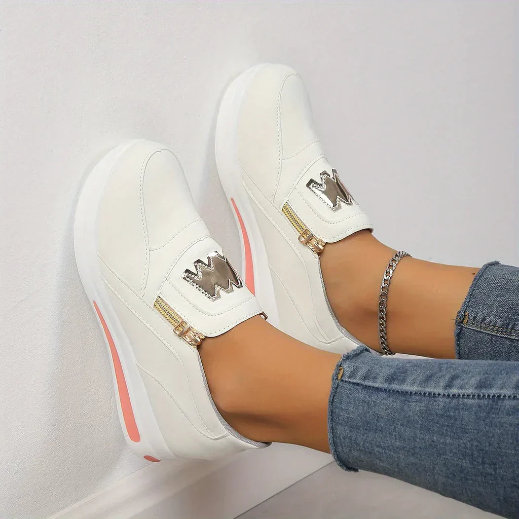 Baskets orthopédiques décontractées à plateforme pour femmes