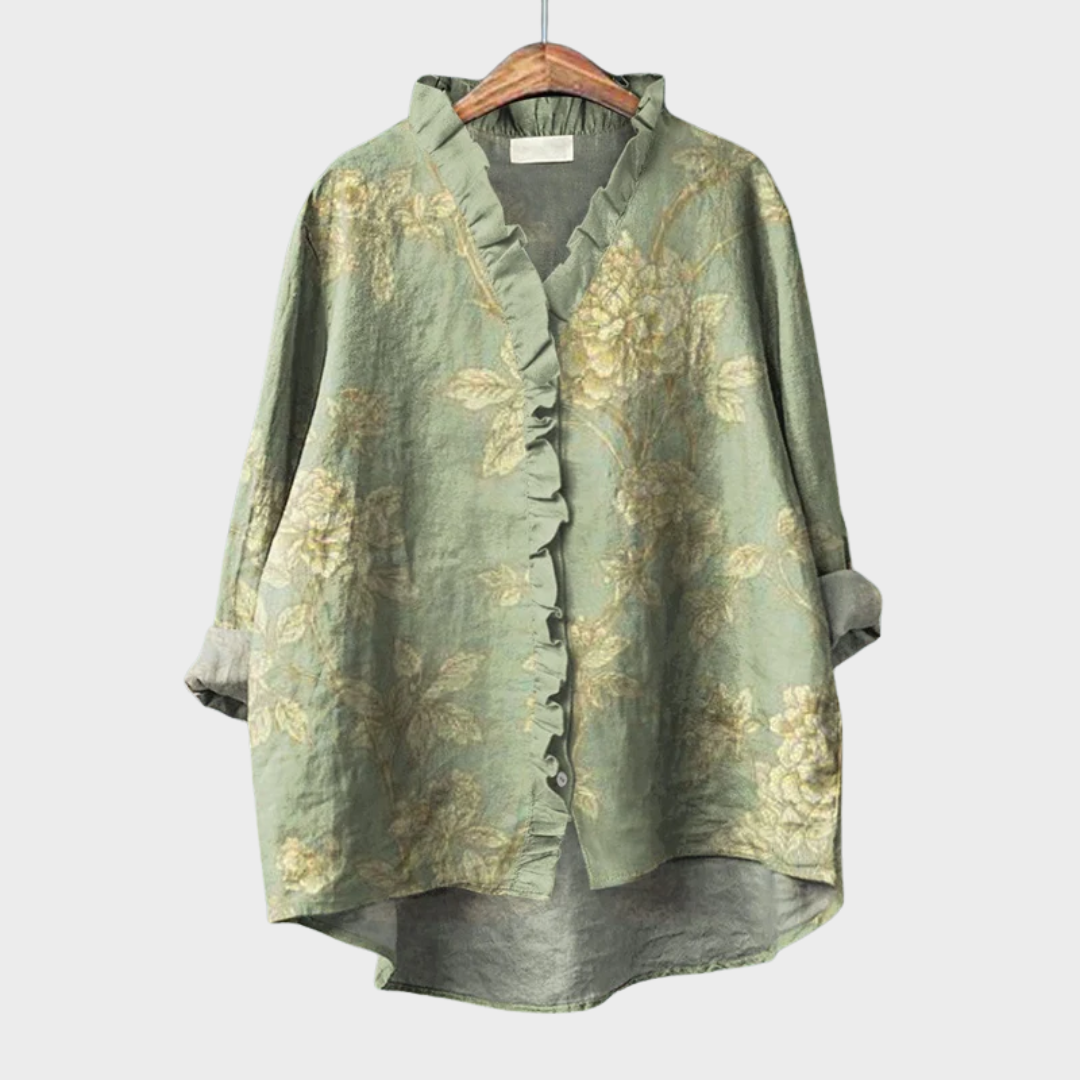 Rosalinde™ | Élégante Blouse d'Été en Lin