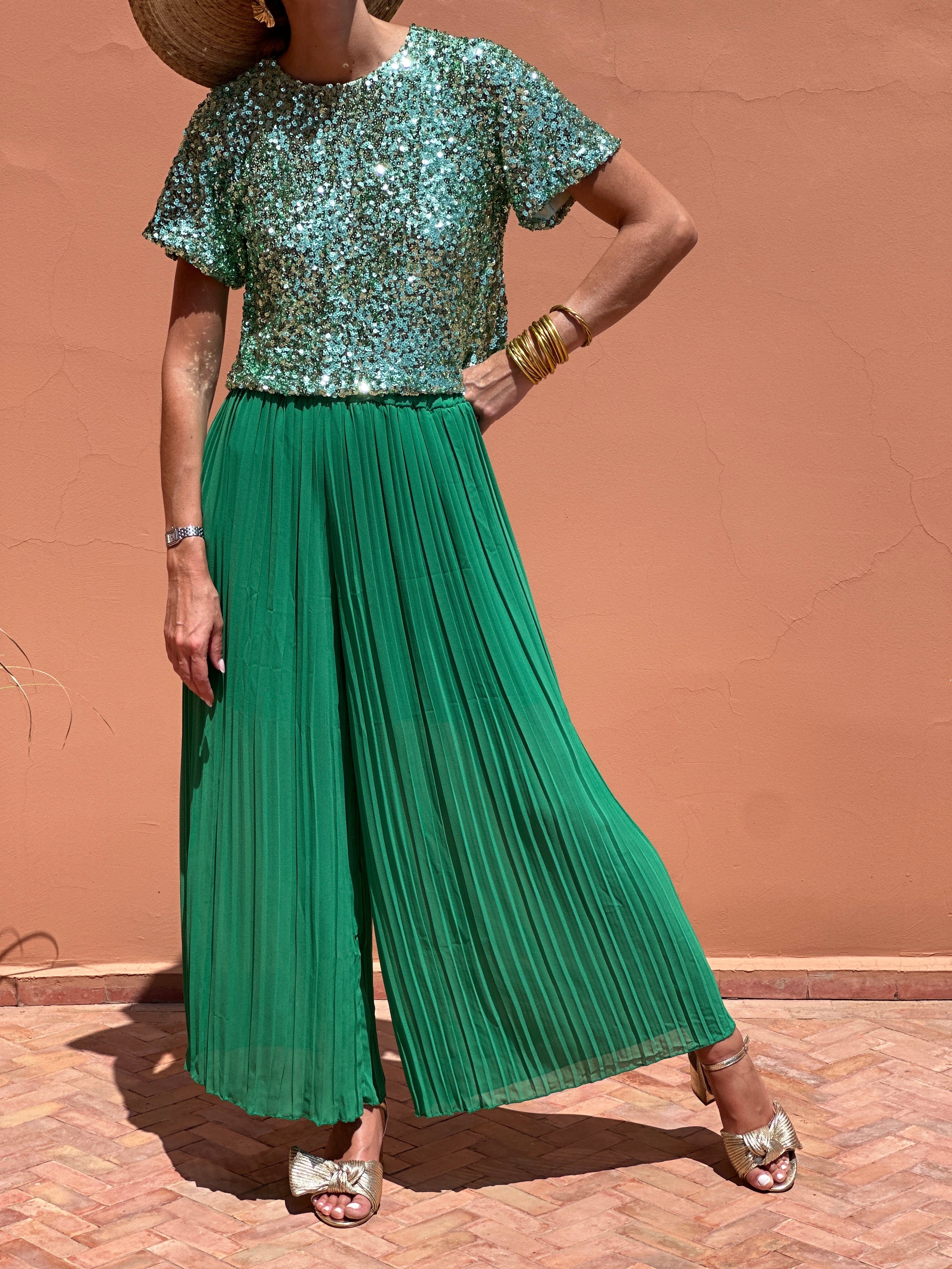 Pantalon Cléore - Vert