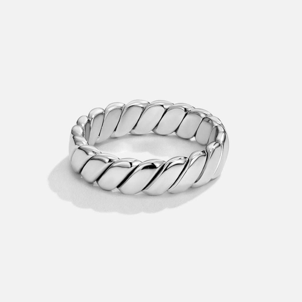 Calira Anneau Infini Torsadé en Argent