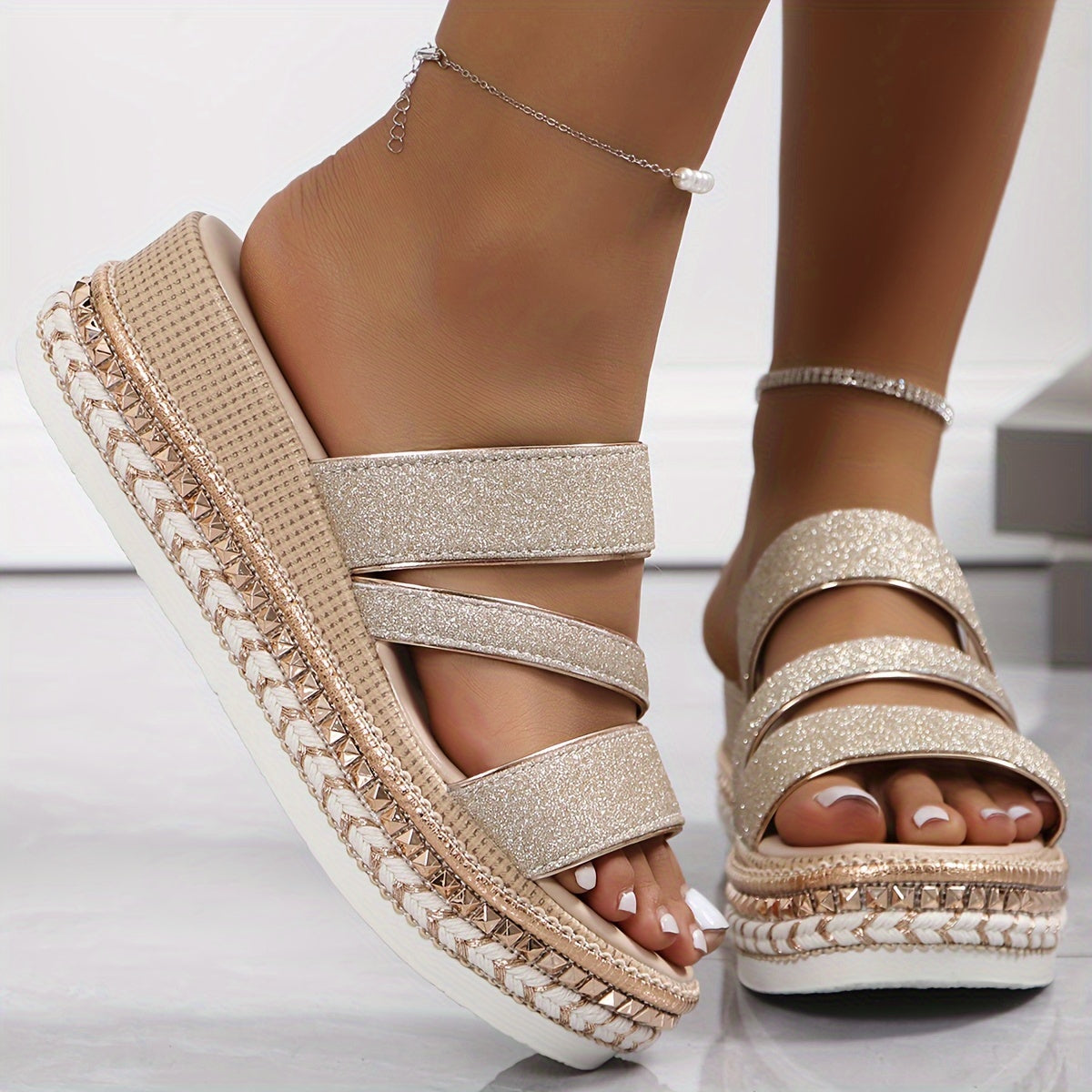 Layla | Sandales compensées confortables