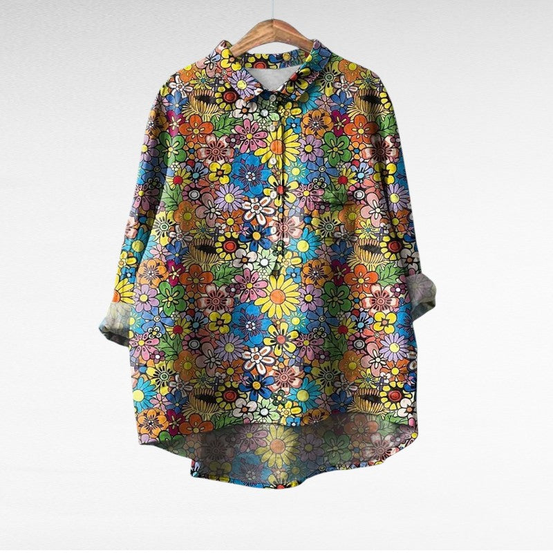 Noémie | Élégante Blouse d'Été en Lin