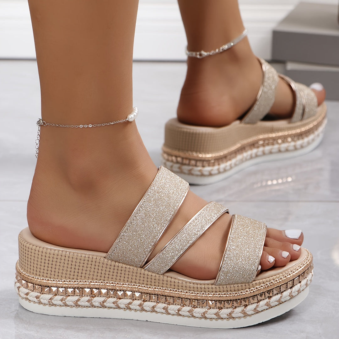 Layla | Sandales compensées confortables
