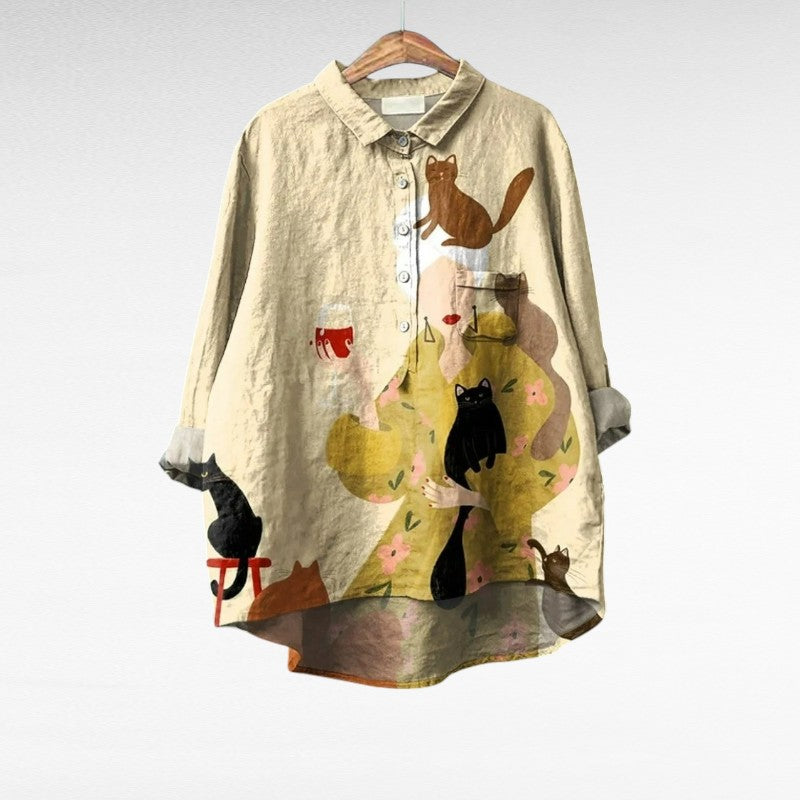 Ariane | Blouse d'Été Élégante