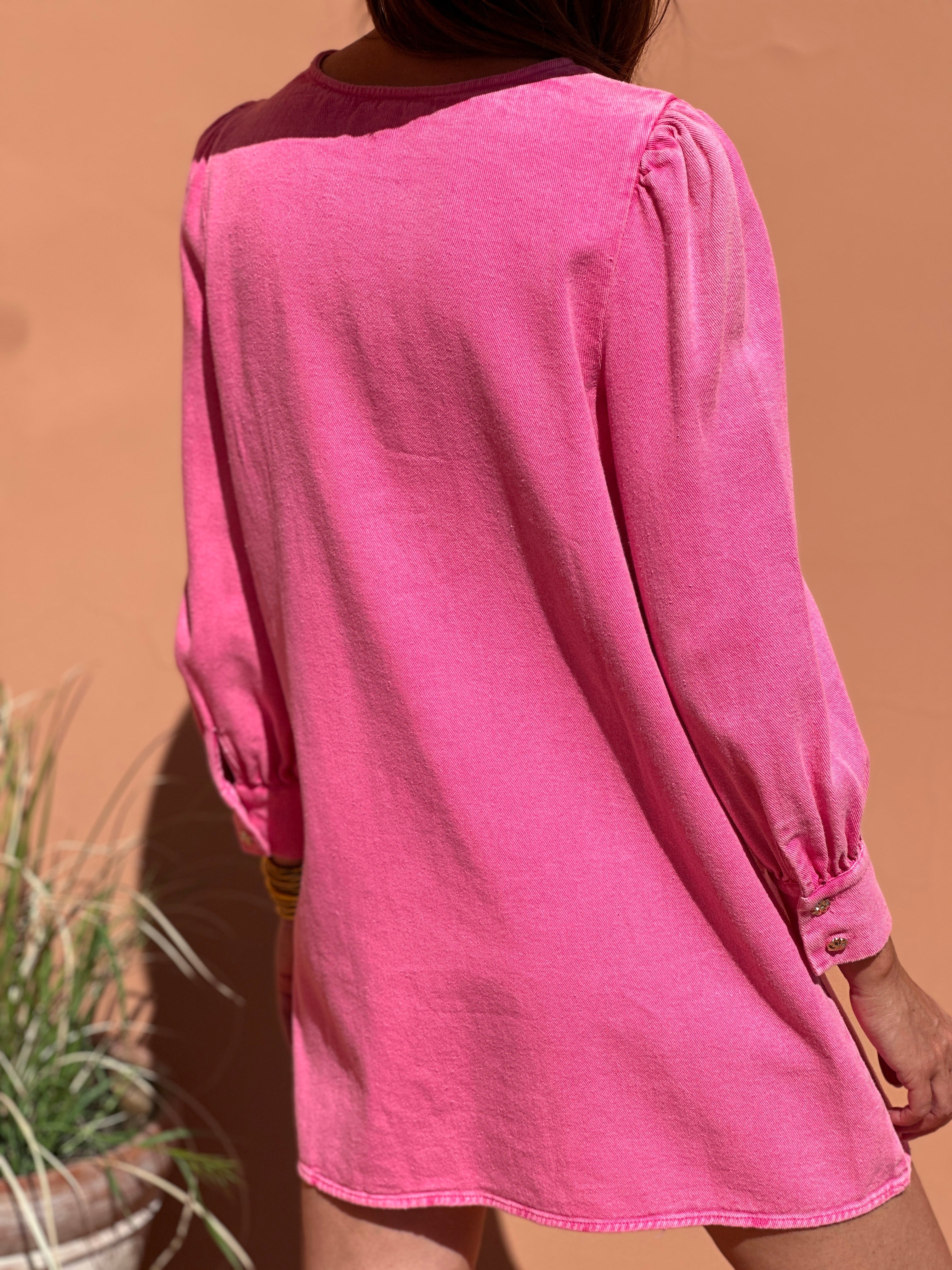 Robe Henriette - Fuchsia