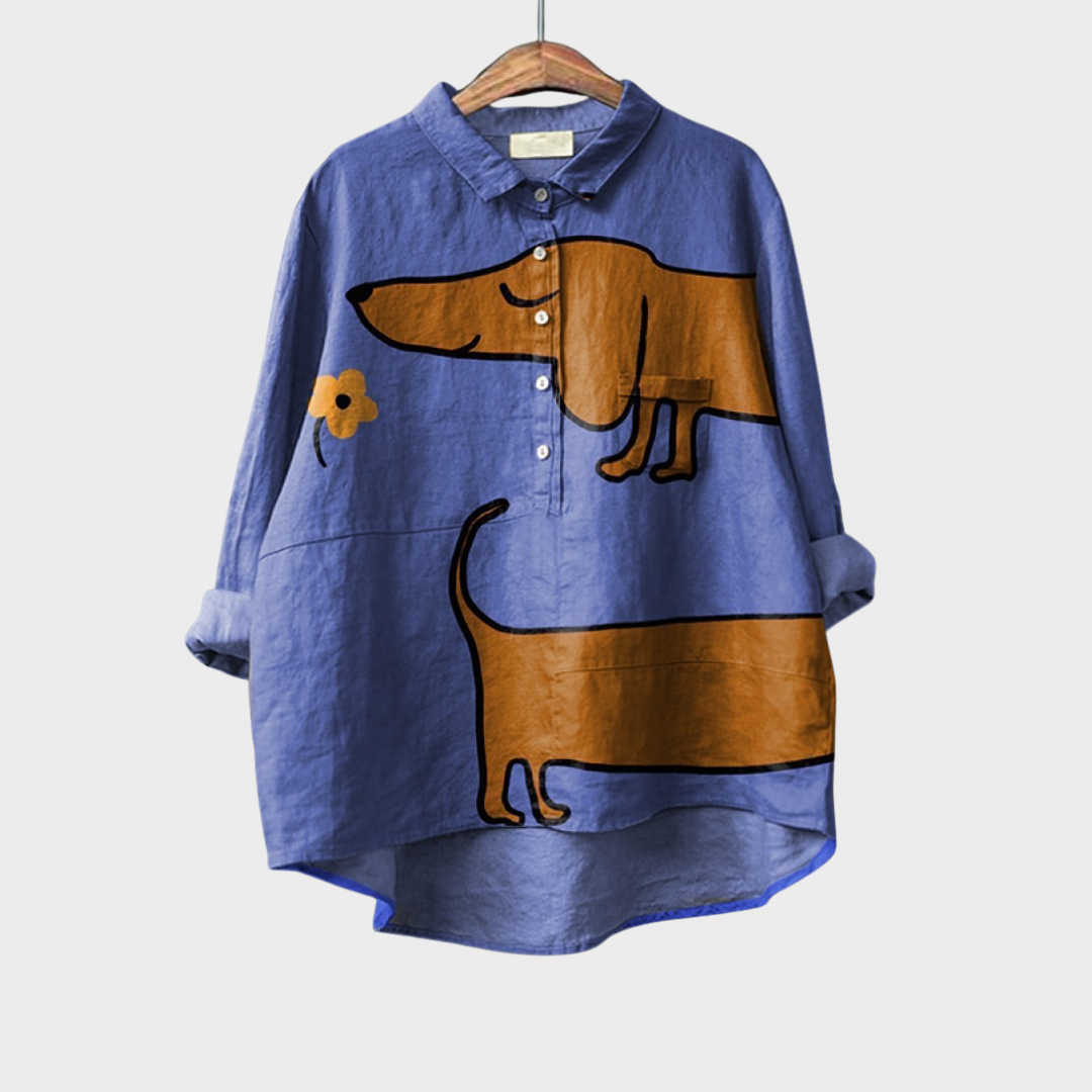 Amélie | Élégante Chemise d'Été en Lin