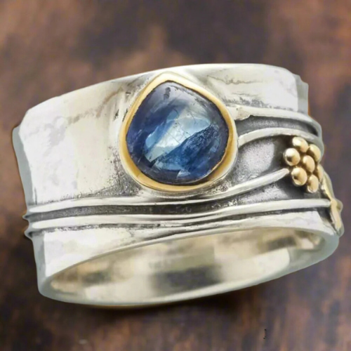 Bree - Bague de Méditation en Édelsstein Bohémien