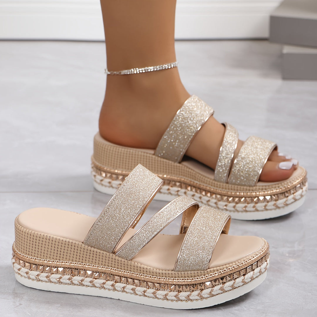 Layla | Sandales compensées confortables
