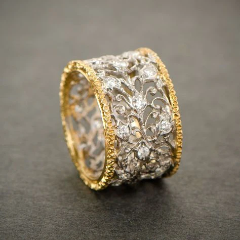 Mika - Bague Efeu Vintage en Zirconia