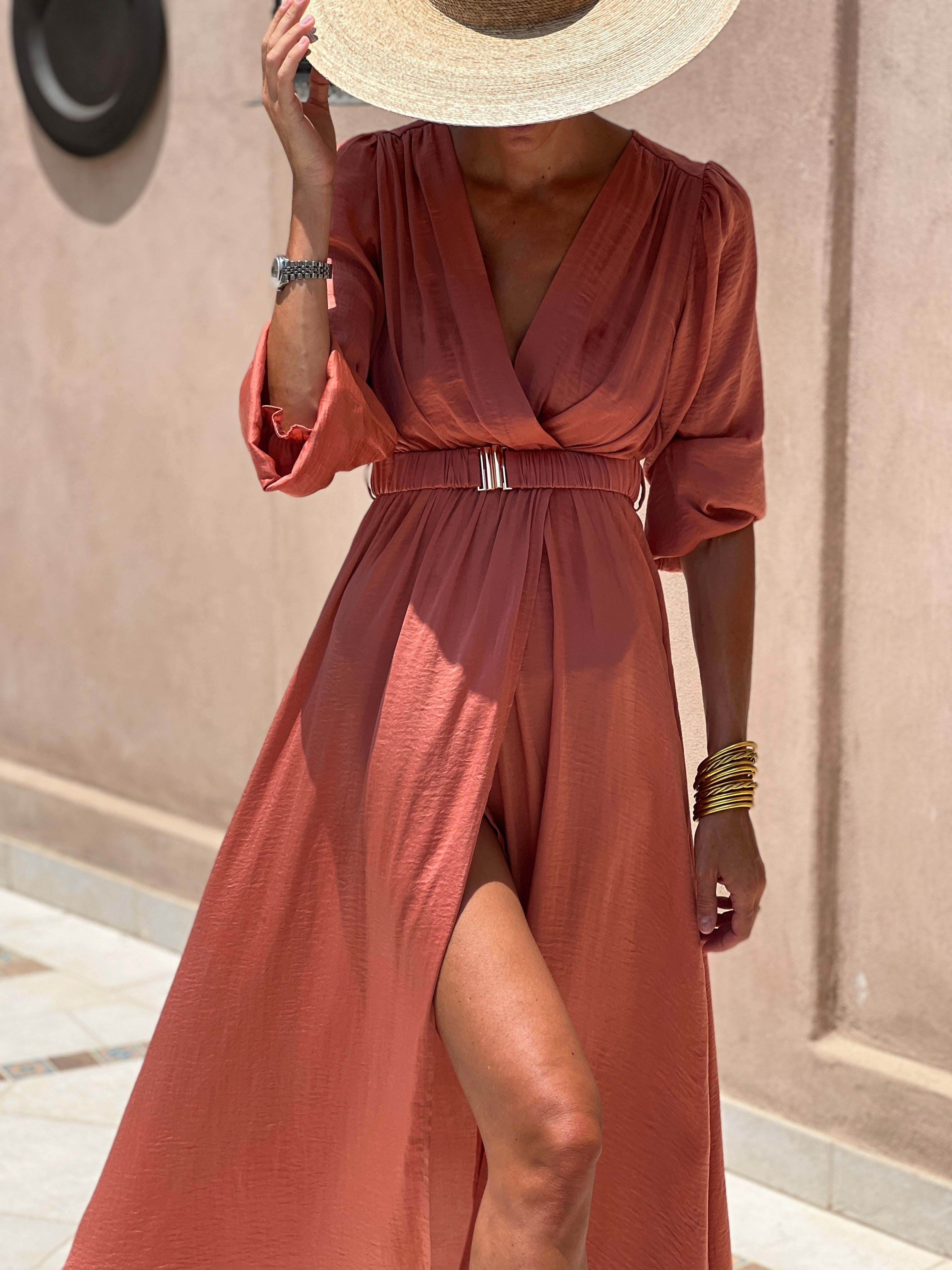 Robe Benedictine - Terracotta