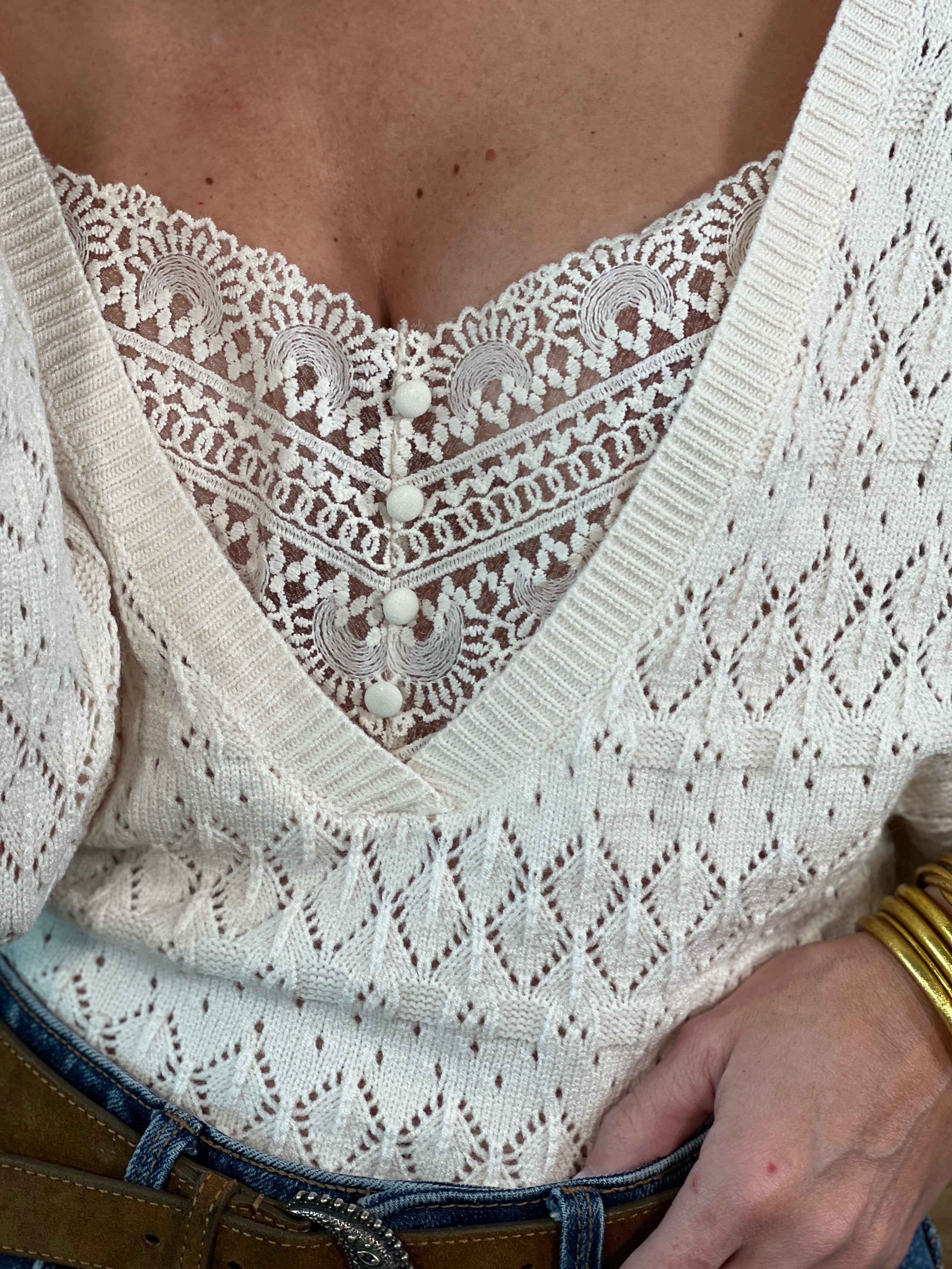 Maille Agathe - Beige