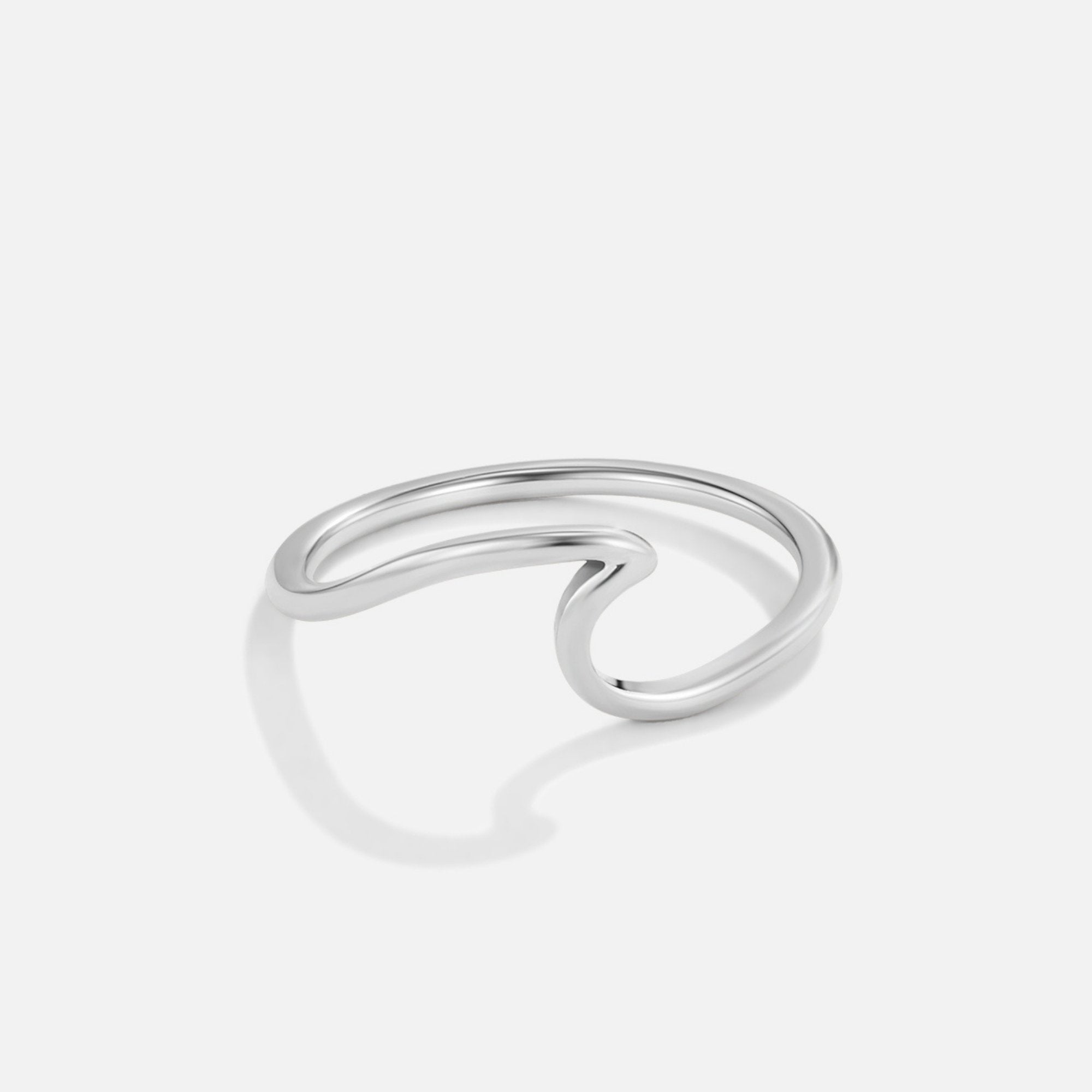 Bague en Argent Imari Ondulée